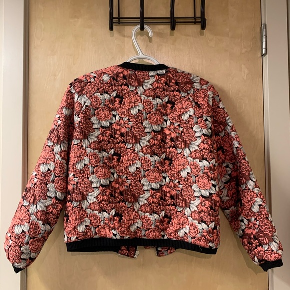 SANDRO PARIS floral print bomber jacket - Picture 4 of 6